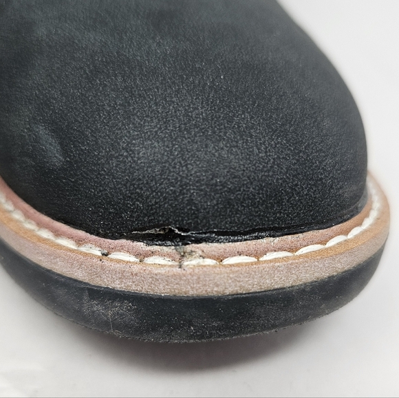 NWOT Madden  Ortholite Chelsea Boots Sz 9 Charcoal Gray Black Faux Suede Pull On - Picture 3 of 11